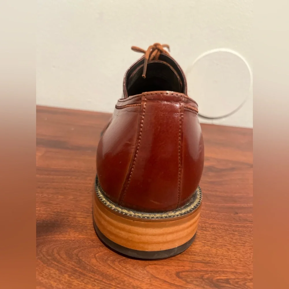 Stacy Adams Men's Brown Leather Dress Shoes size 11.5 M - Picture 7 of 10